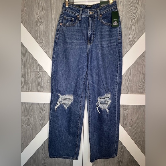 wild fable Denim - B6.1 NWT Wild Fable Highest Rise Baggy Jean Size 2 rise12, ins 31.